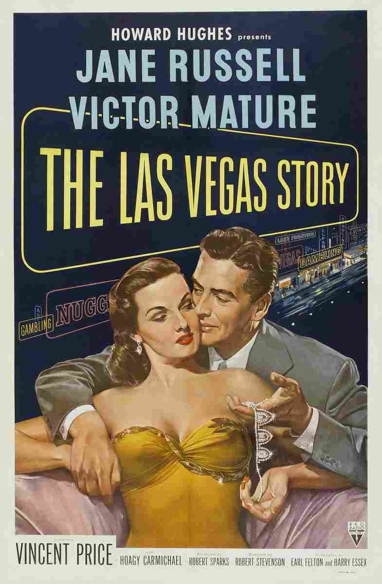 Las Vegas Story The 01  film star poster A4 Photo Print