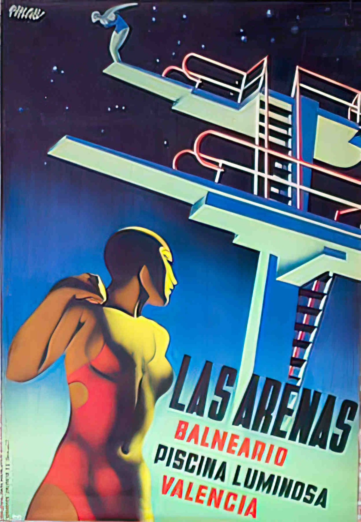 LasArena Advert A4 Photo Print