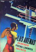LasArena Vintage Advert A4 Photo Print