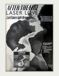Laser Love Tomwatson Vintage Retro Advert Poster A4 Photo Print