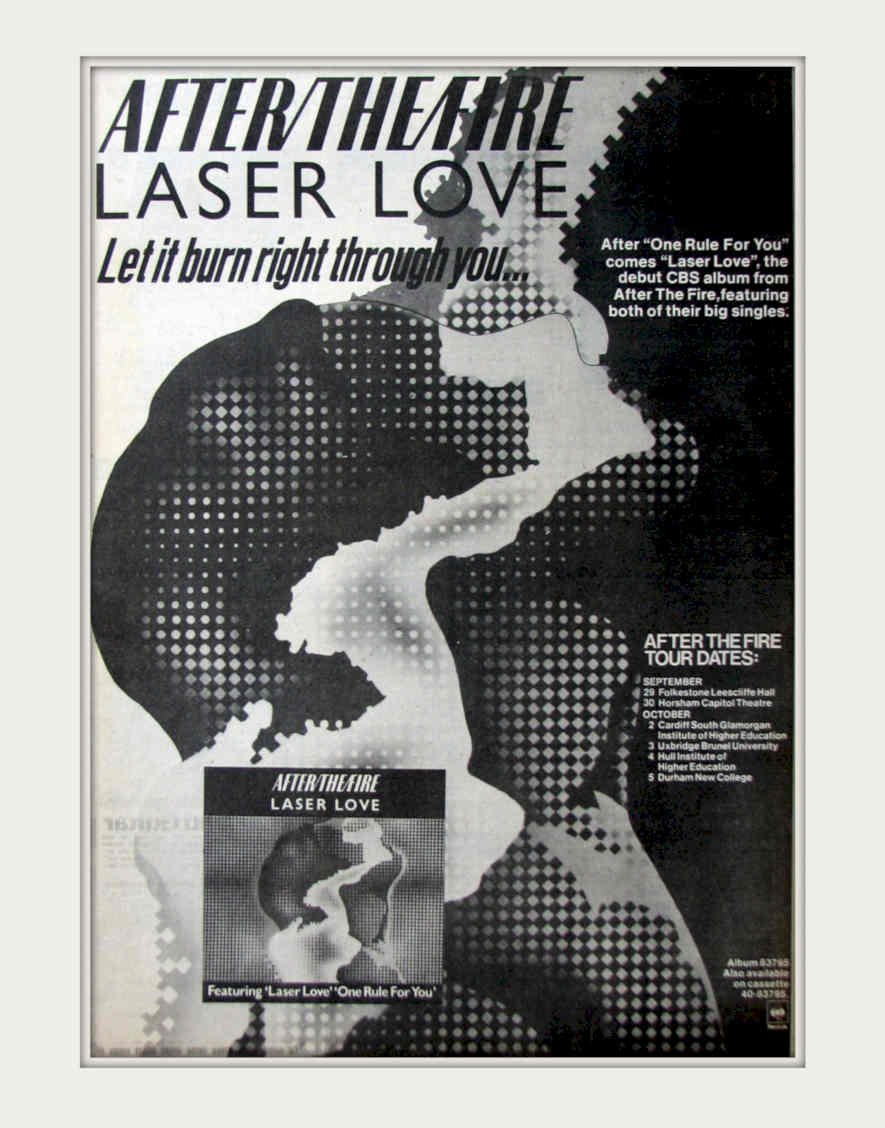 Laser Love Tomwatson Vintage Retro Advert Poster A4 Photo Print