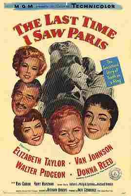 Last Time I Saw Paris The 01  film star poster A4 Photo Print