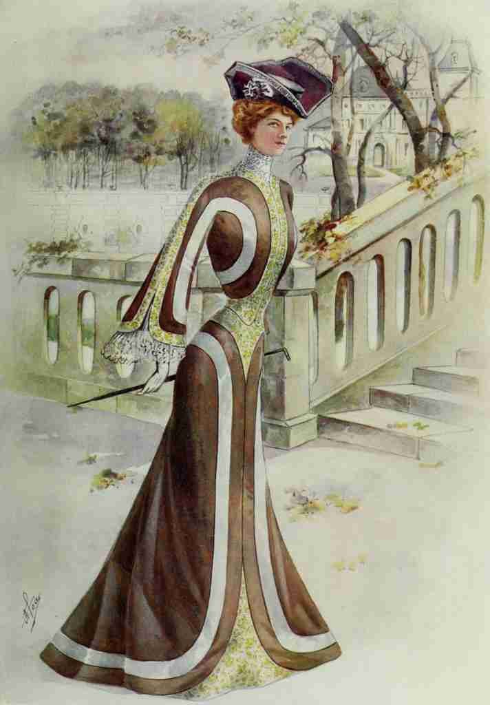 Latest Paris Fashions 1877 Costume Tailleur A4 Photo Print