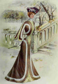 Latest Paris Fashions 1877 Costume Tailleur A4 Photo Print