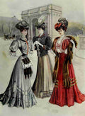 Latest Paris Fashions 1877 Costumes DHiver A4 Photo Print