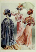 Latest Paris Fashions 1877 Costumes de Printemps A4 Photo Print