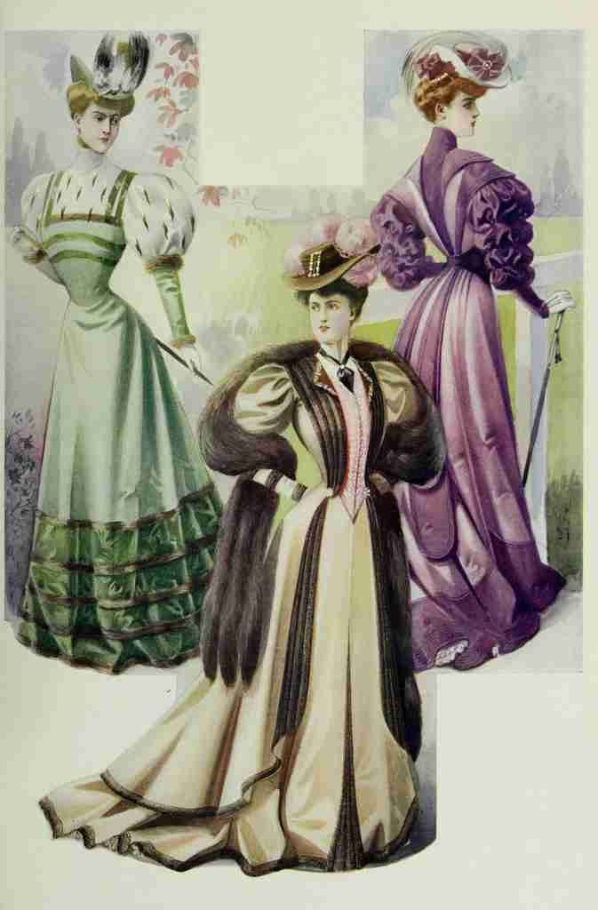 Latest Paris Fashions 1877 For the Riviera A4 Photo Print
