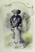 Latest Paris Fashions 1877 Toilette DAutomne A4 Photo Print