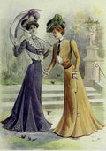 Latest Paris Fashions 1877 Toilettes de Printemps 3 A4 Photo Print