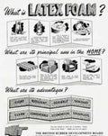 Latex Foam Properties Vintage Retro Advert Poster A4 Photo Print