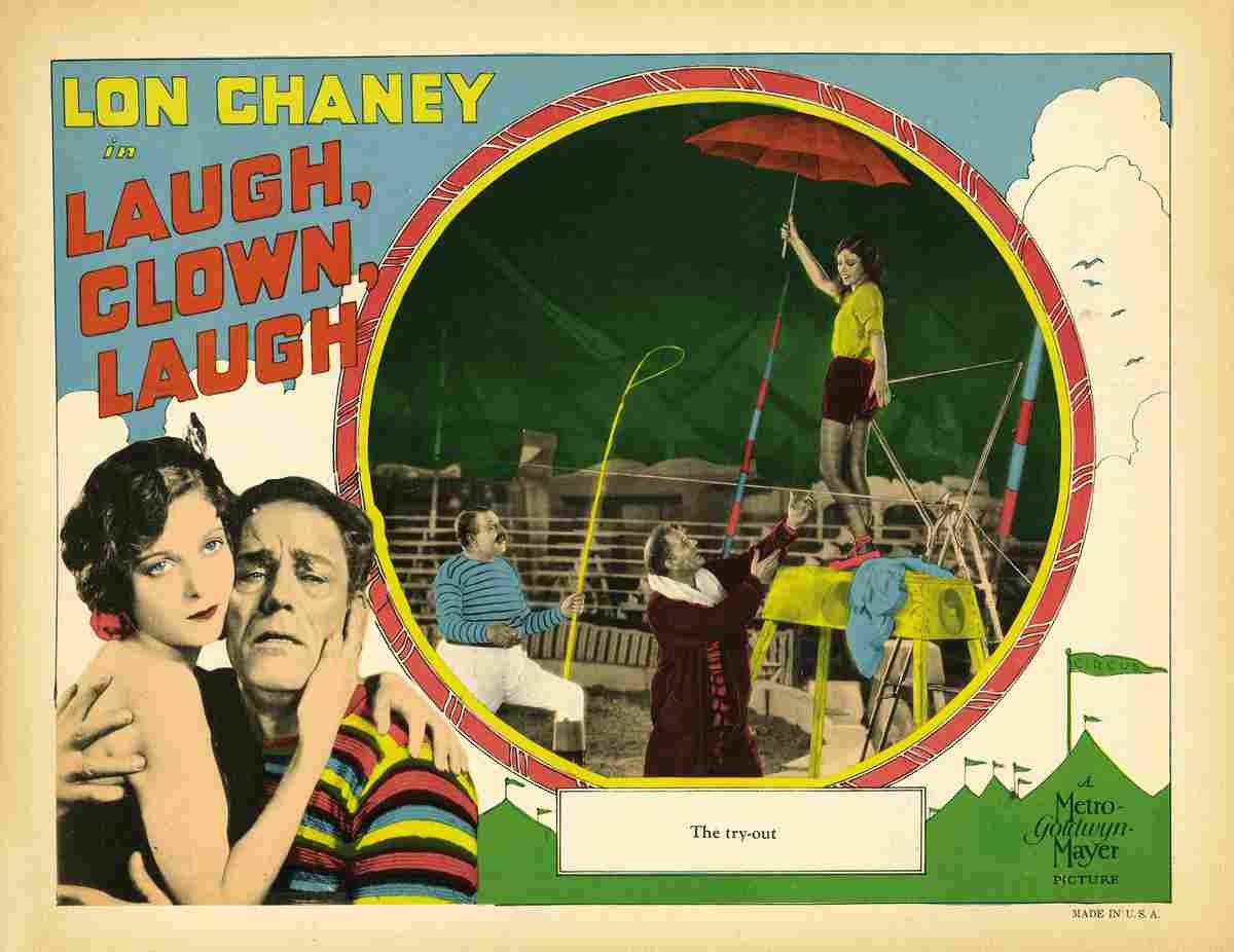 Laugh Clown Laugh 05  film star poster A4 Photo Print