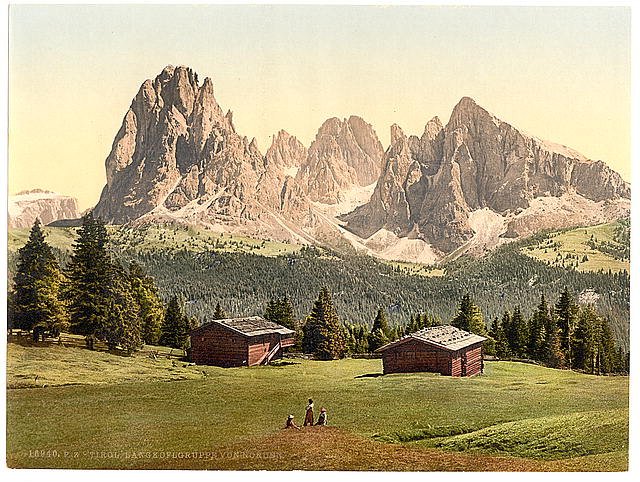 Laugkofigruppe Tyrol Vintage A4 Photo Print