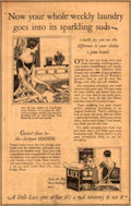 Laundry Lux Tub Vintage Retro Advert Ads A4 Photo Print