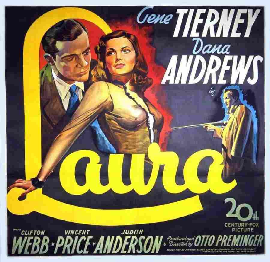 Laura 04  film star poster A4 Photo Print