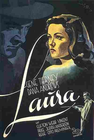 Laura 07  film star poster A4 Photo Print