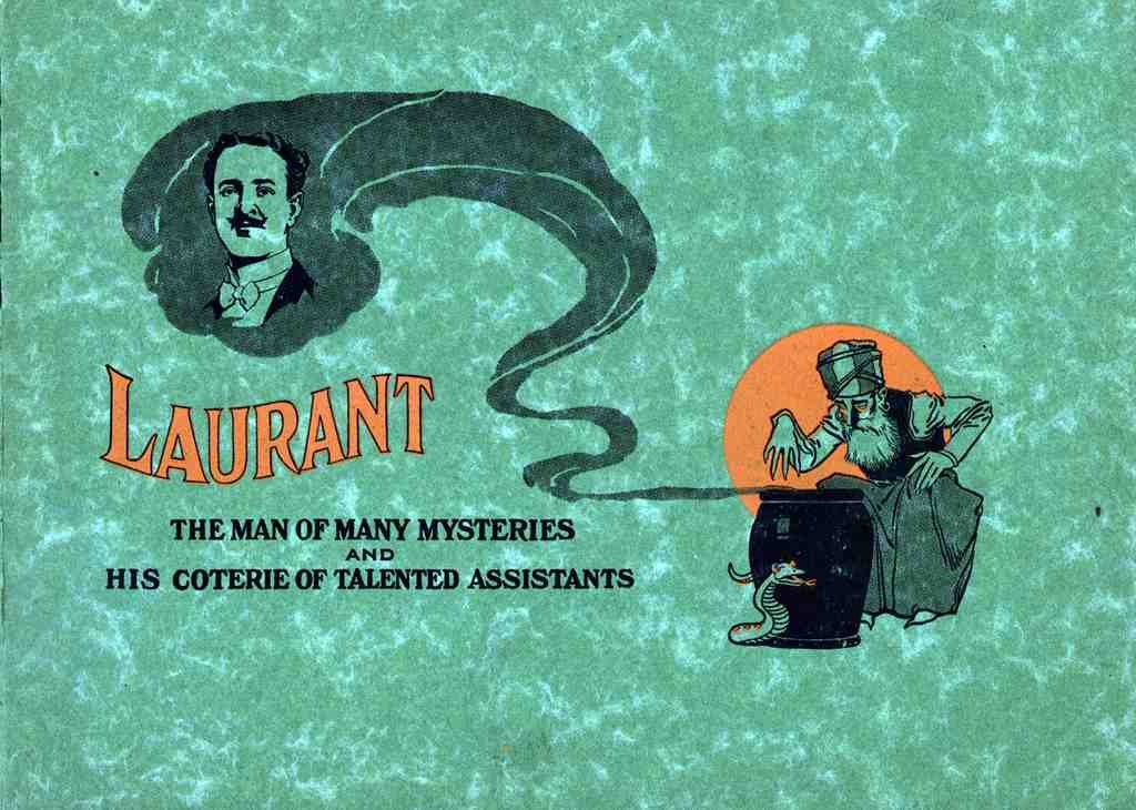 Laurant 2 Magic Magician Vintage A4 Photo Print