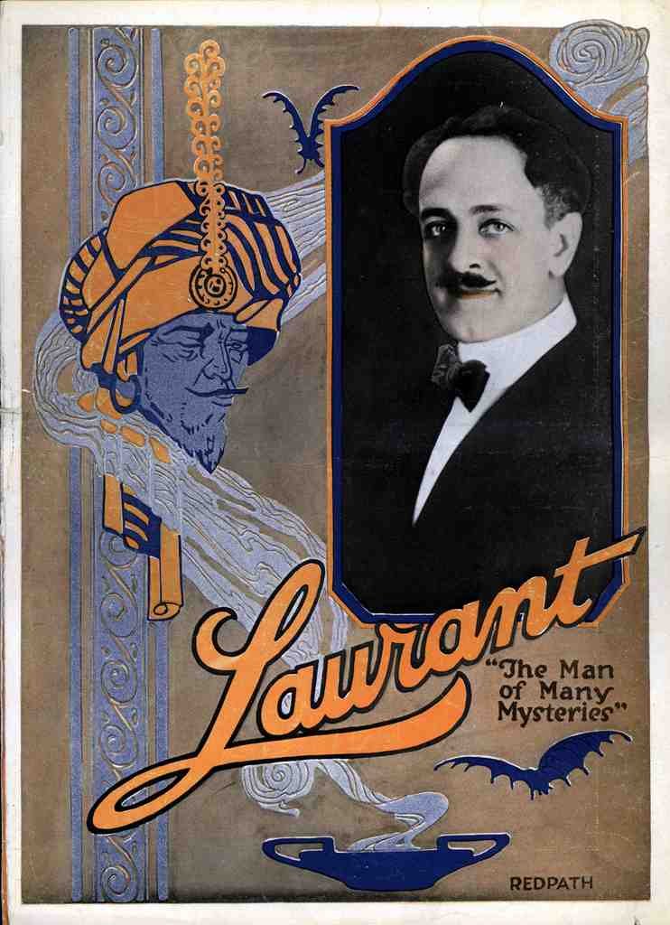 Laurant 3 Magic Magician Vintage A4 Photo Print