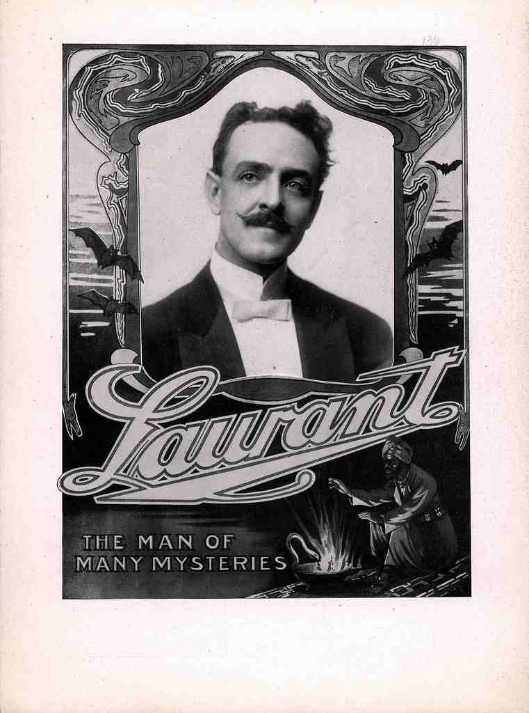 Laurant 4 Magic Magician Vintage A4 Photo Print