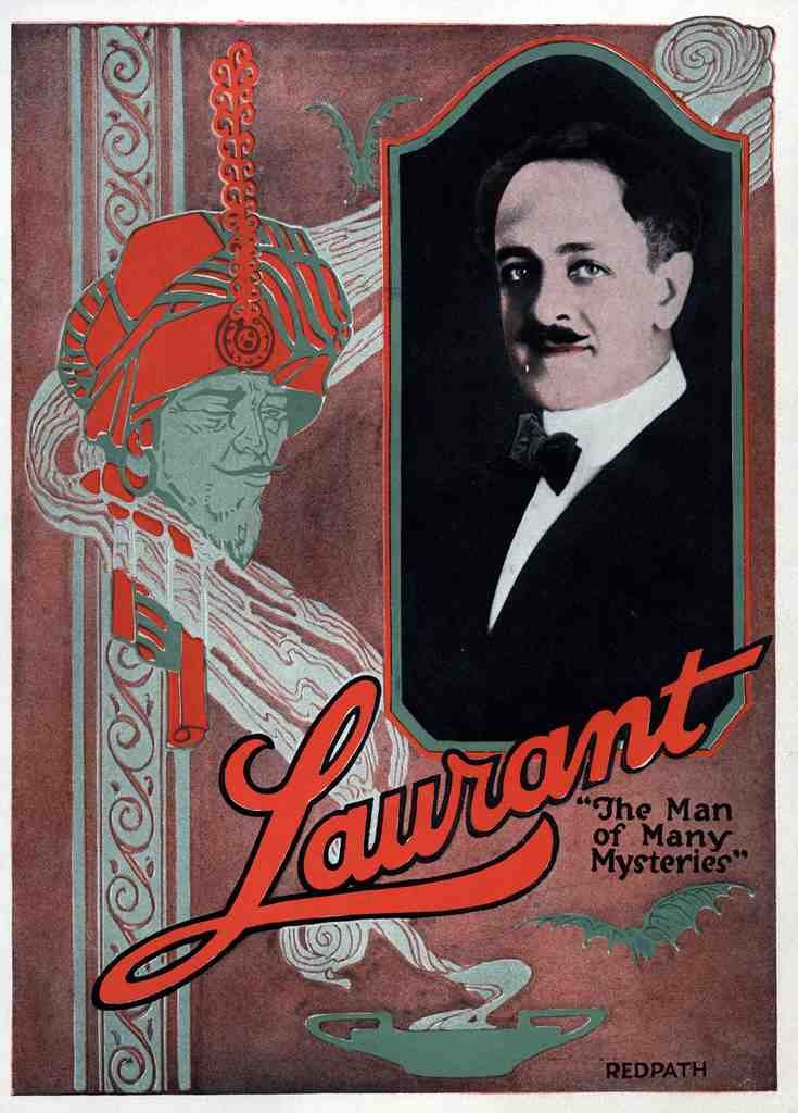 Laurant 5 Magic Magician Vintage A4 Photo Print