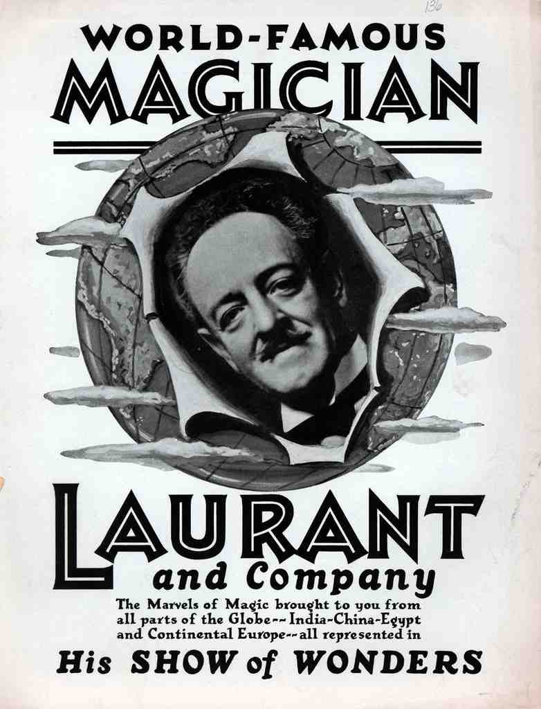 Laurant 8 Magic Magician Vintage A4 Photo Print