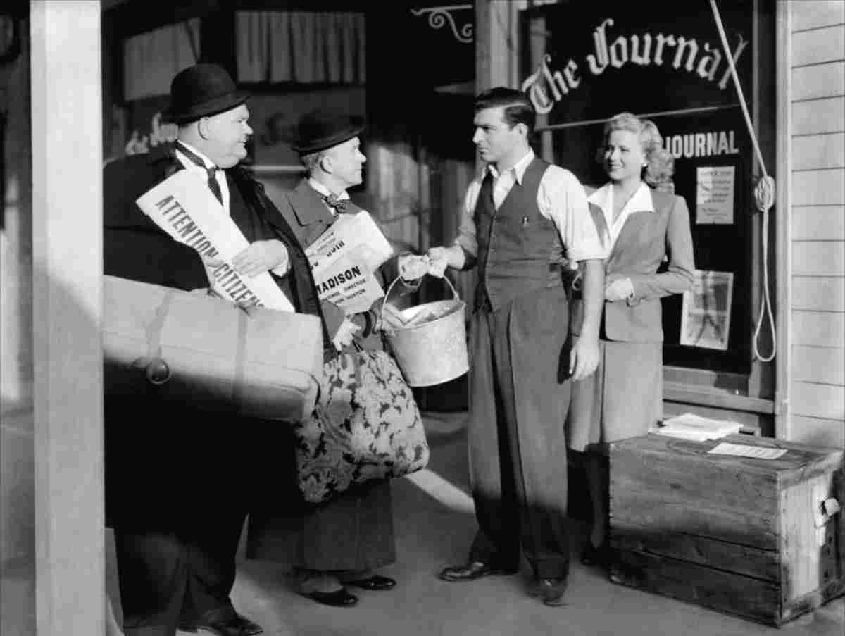 Laurel & Hardy Air Raid Wardens 2 film star poster A4 Photo Print