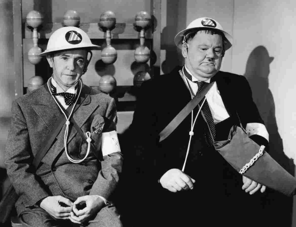 Laurel & Hardy Air Raid Wardens 4 film star poster A4 Photo Print