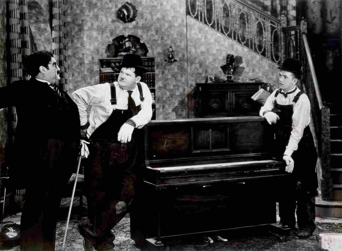 Laurel & Hardy Music Box The 1 film star poster A4 Photo Print
