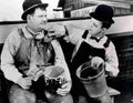 Laurel & Hardy Towed in a Hole 1 film star poster A4 Photo Print