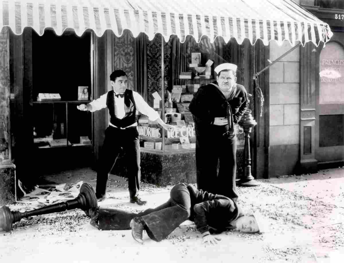 Laurel & Hardy Two Tars 1 film star poster A4 Photo Print