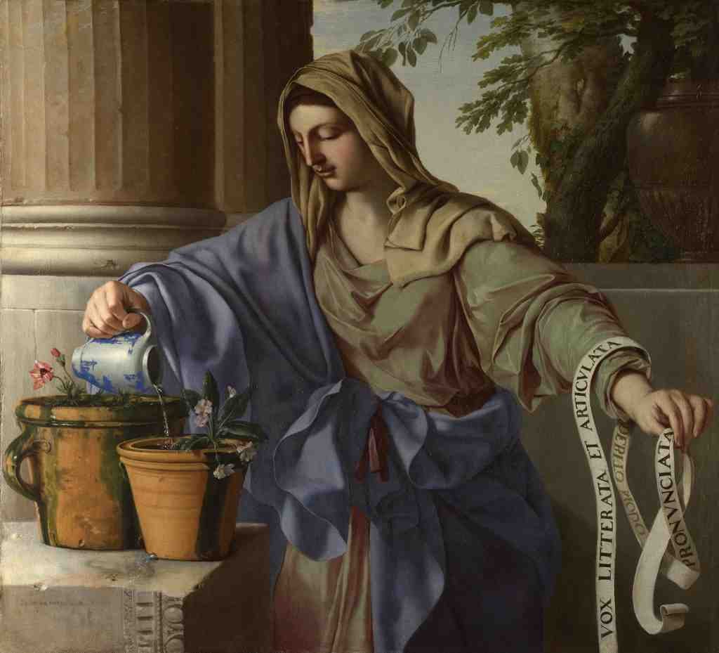 Laurent de La Hyre Allegory of Grammar A4 Photo Print