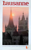 Lausanne Advert A4 Photo Print
