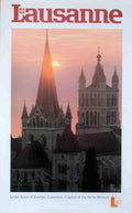 Lausanne Vintage Advert A4 Photo Print