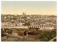 Lausanne general view Geneva Lake Vintage A4 Photo Print