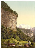 Lauterbrunnen Valley VII Bernese Oberland Vintage A4 Photo Print