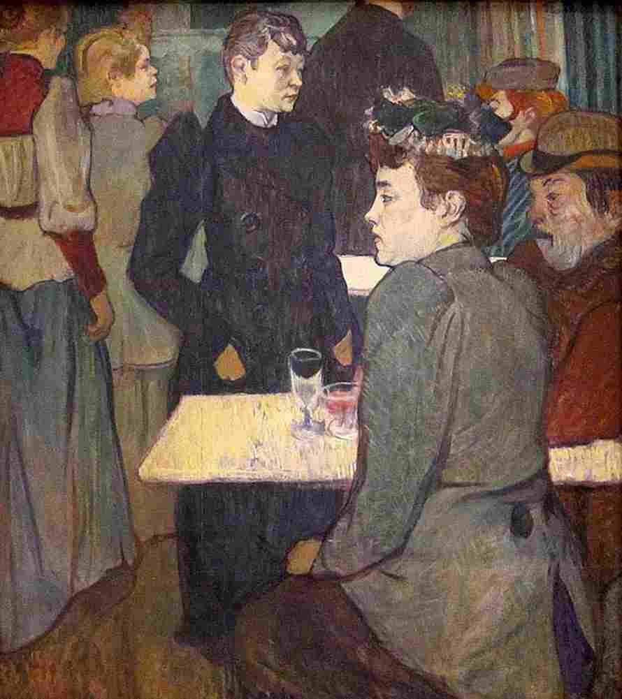 Lautrec A Corne of th Moulin Rouge Art A4 Photo Print