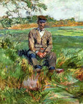 Lautrec A Laborer at Celeyran Art A4 Photo Print