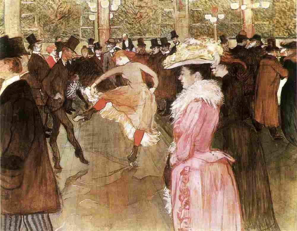 Lautrec At the Moulin Rouge The Dance Art A4 Photo Print