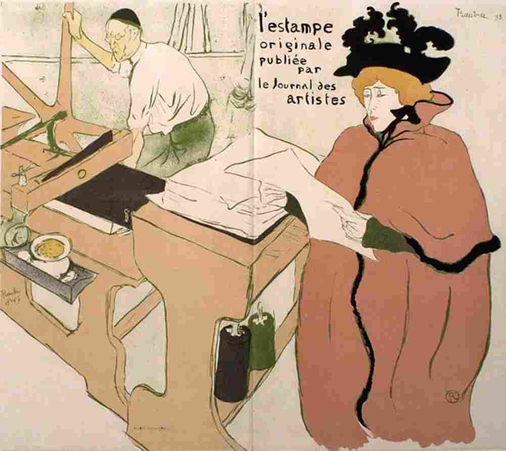 Lautrec Cover The Original Print Art A4 Photo Print
