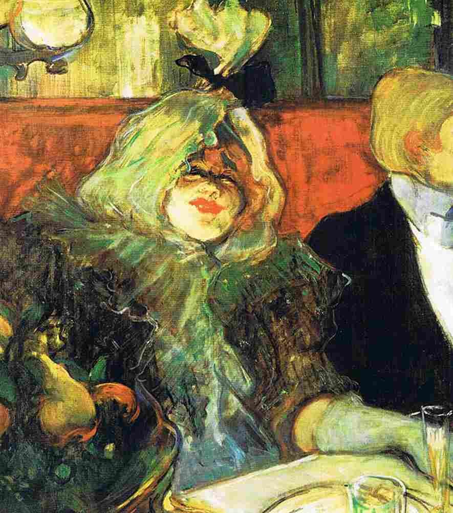Lautrec In a Private Room in the Rat Mort Art A4 Photo Print