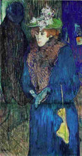 Lautrec Jane Avril Entering the Moulin Rouge Art A4 Photo Print