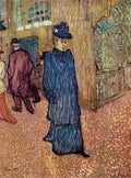 Lautrec Jane Avril Leaving the Moulin Rouge Art A4 Photo Print