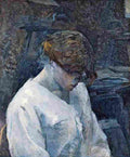 Lautrec La Rousse in a White Blouse Art A4 Photo Print