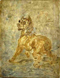 Lautrec The Dog Art A4 Photo Print