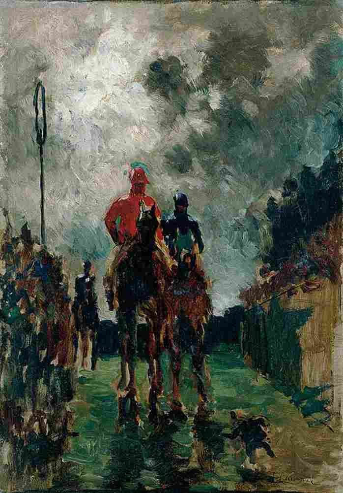 Lautrec The Jockeys Art A4 Photo Print