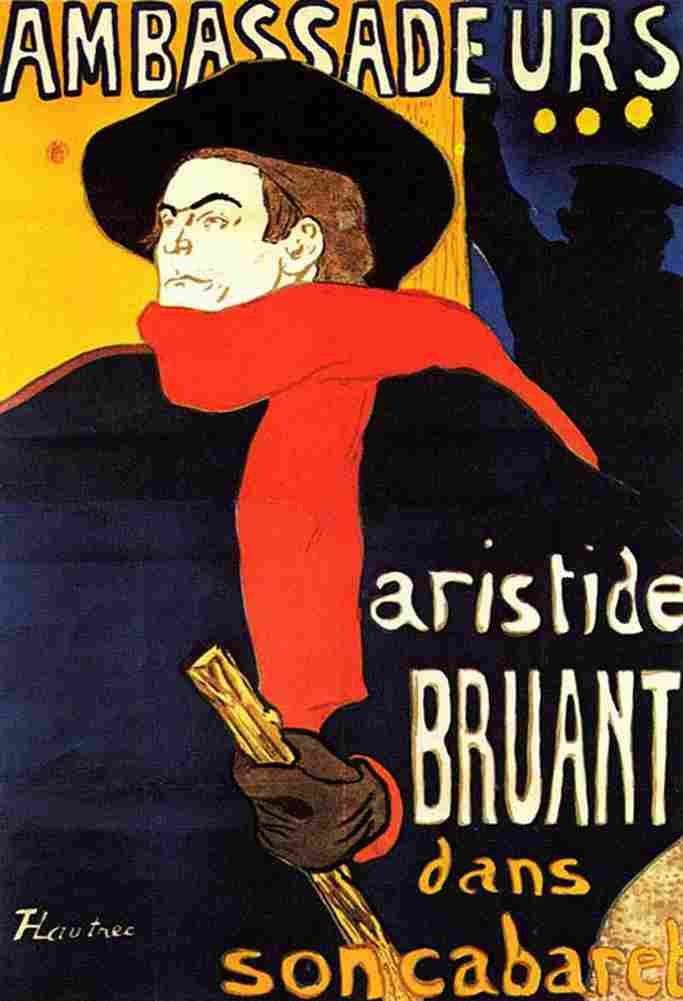 Lautrec aristide bruant Art A4 Photo Print