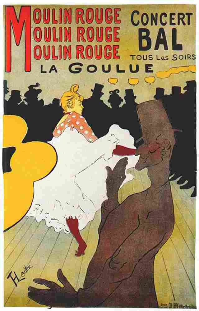 Lautrec la goulue Art A4 Photo Print
