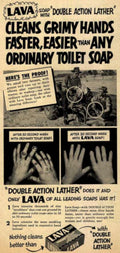 Lava Soap Shower Vintage Retro Advert Ads A4 Photo Print