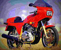 Laverda 1000 SFC 1989 3 motorbike A4 Photo Print