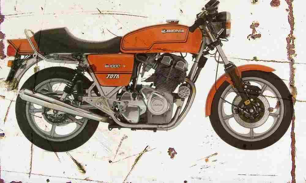 Laverda 1000Jota 1982 Aged Vintage A4 Photo Print