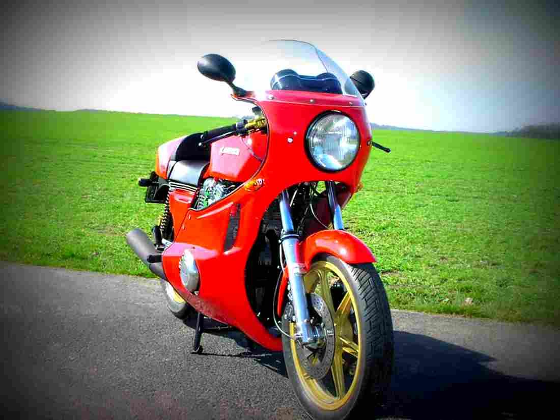 Laverda 500 SFC 1982 5 motorbike A4 Photo Print